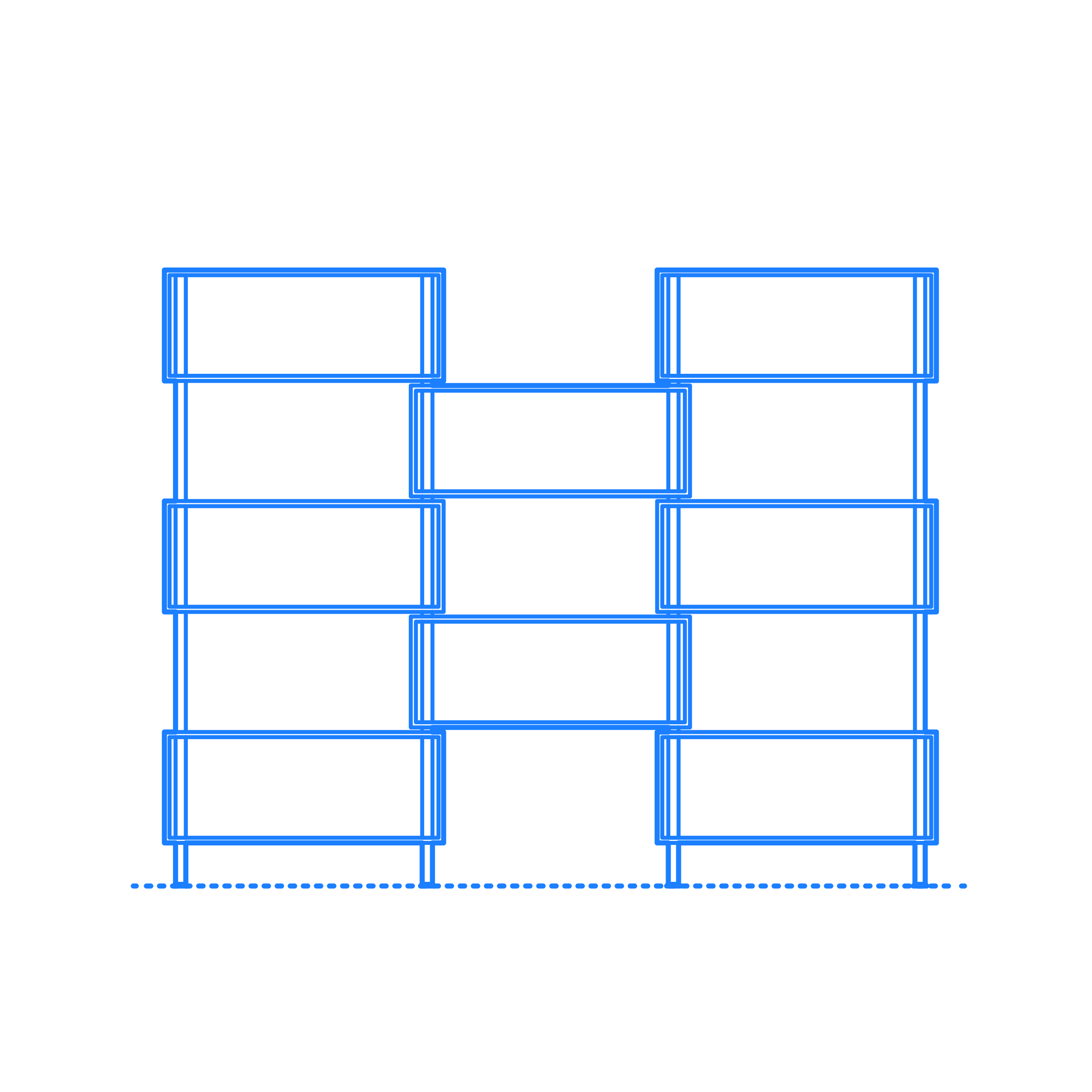 Furniture Bookcases Chicago 8 Box Icon Svg Vector Free Vectors